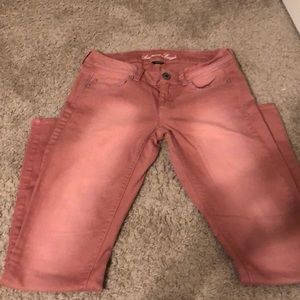 Pink jeans